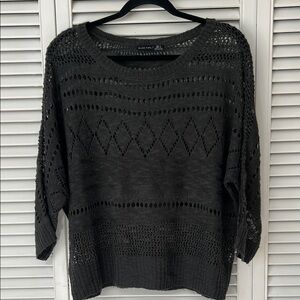 Greenish Grey Knit Sweater